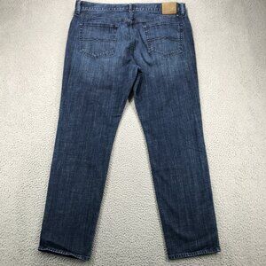 LUCKY BRAND Jeans Mens 38x31 (Tag 38x32) 121 Heritage Slim Leg Medium Wash Denim